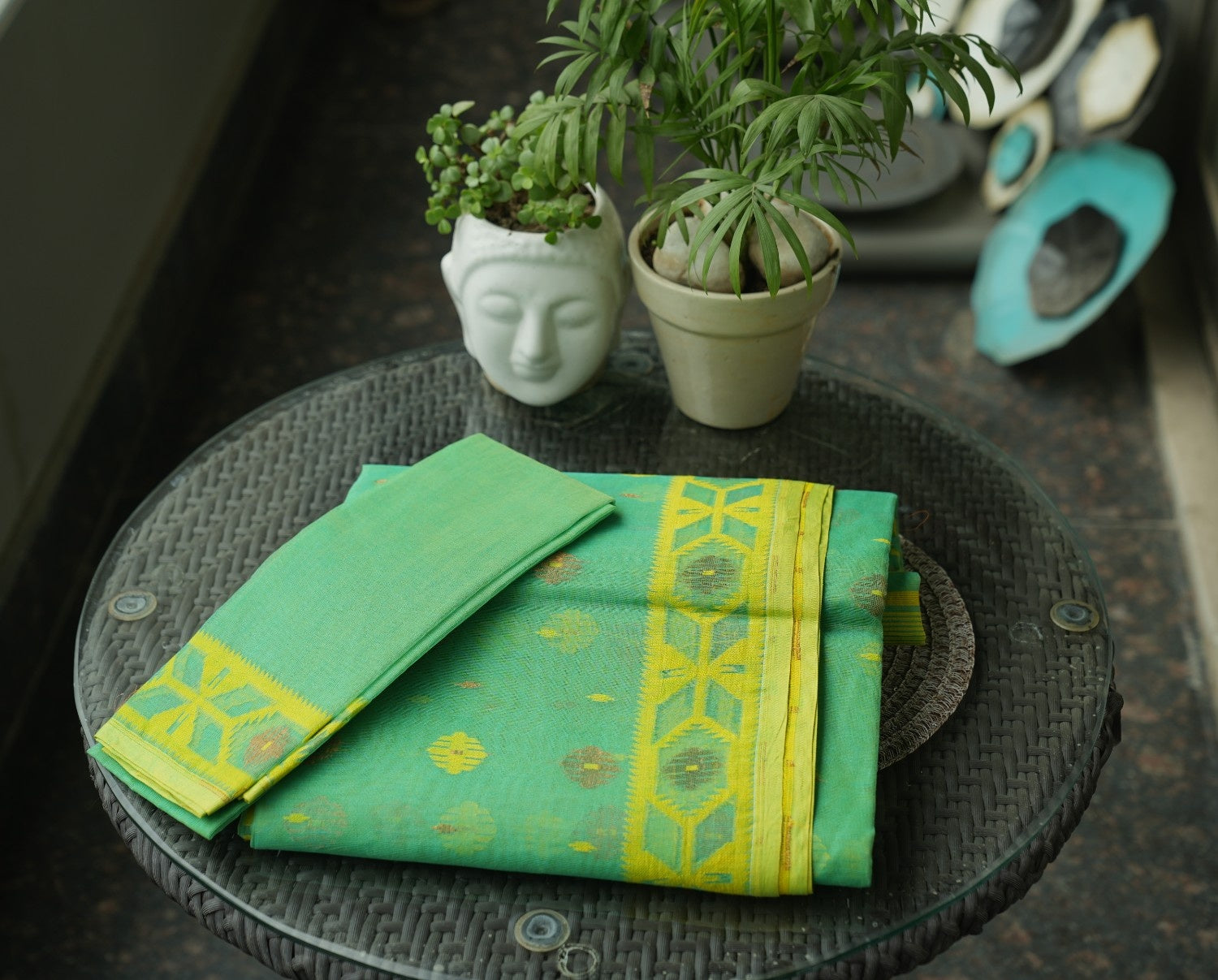 Bengal Handloom Jamdani Saree
