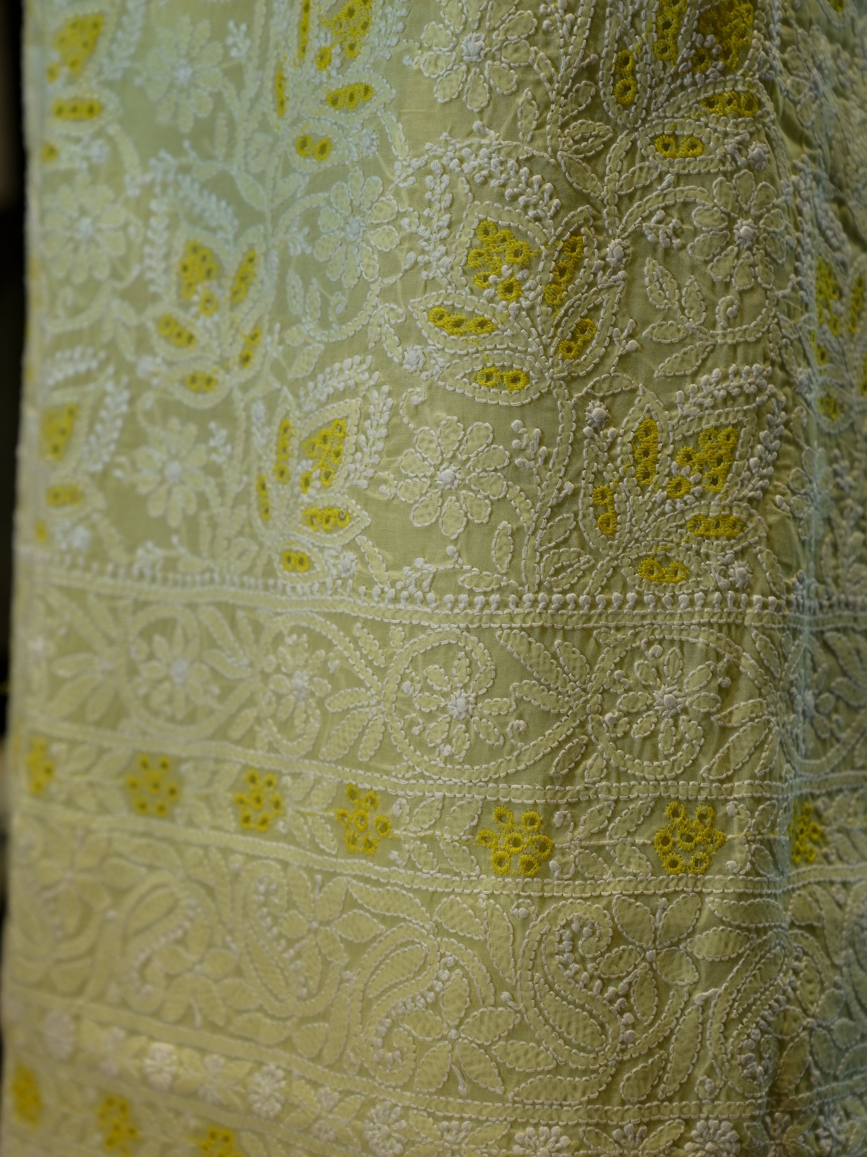 Pure Cotton with Katdana Work & Chikankari, 3-Piece Set