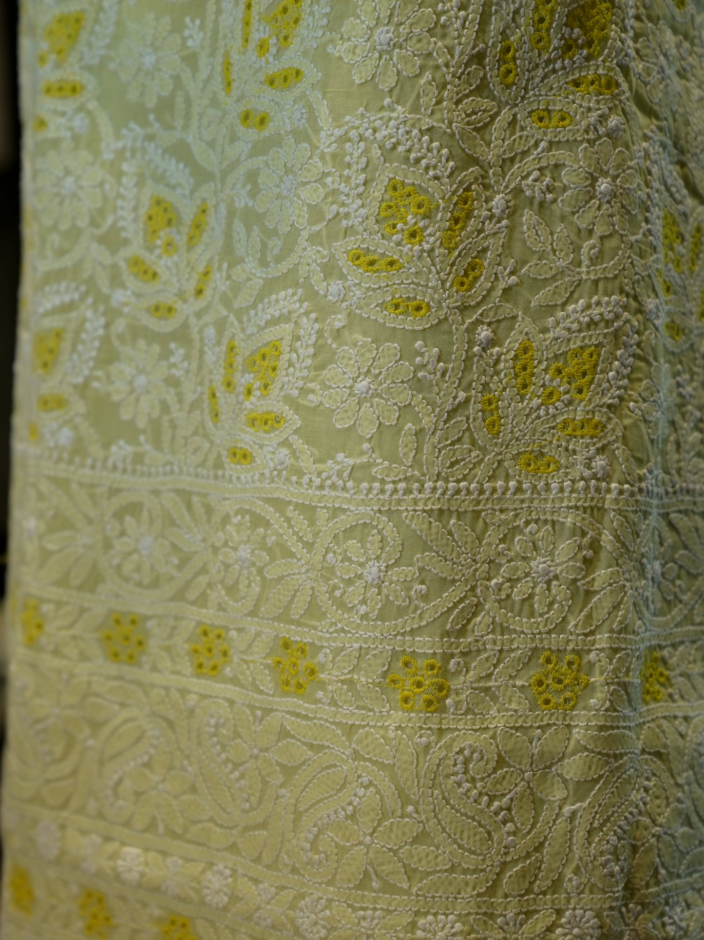 Pure Cotton with Katdana Work & Chikankari, 3-Piece Set
